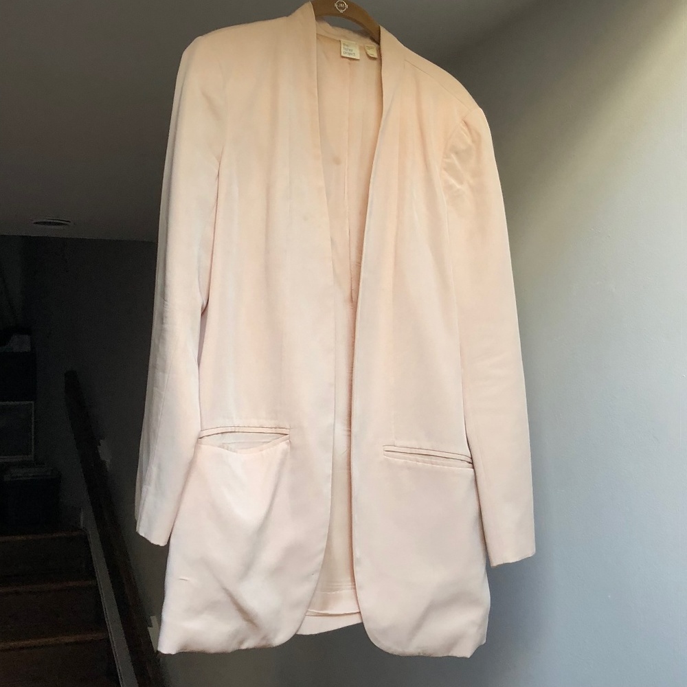 Boyfriend Blazer in Petal Pink